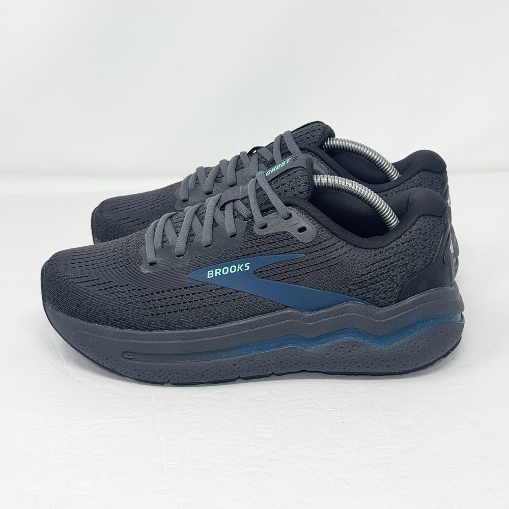 Brooks Ghost Max 2 Mens Running Walking Shoes Size 7.5 Wide 2E 1104312E081 Black - Picture 5 of 10
